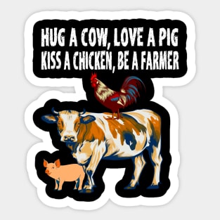 Chicken Funny Sticker